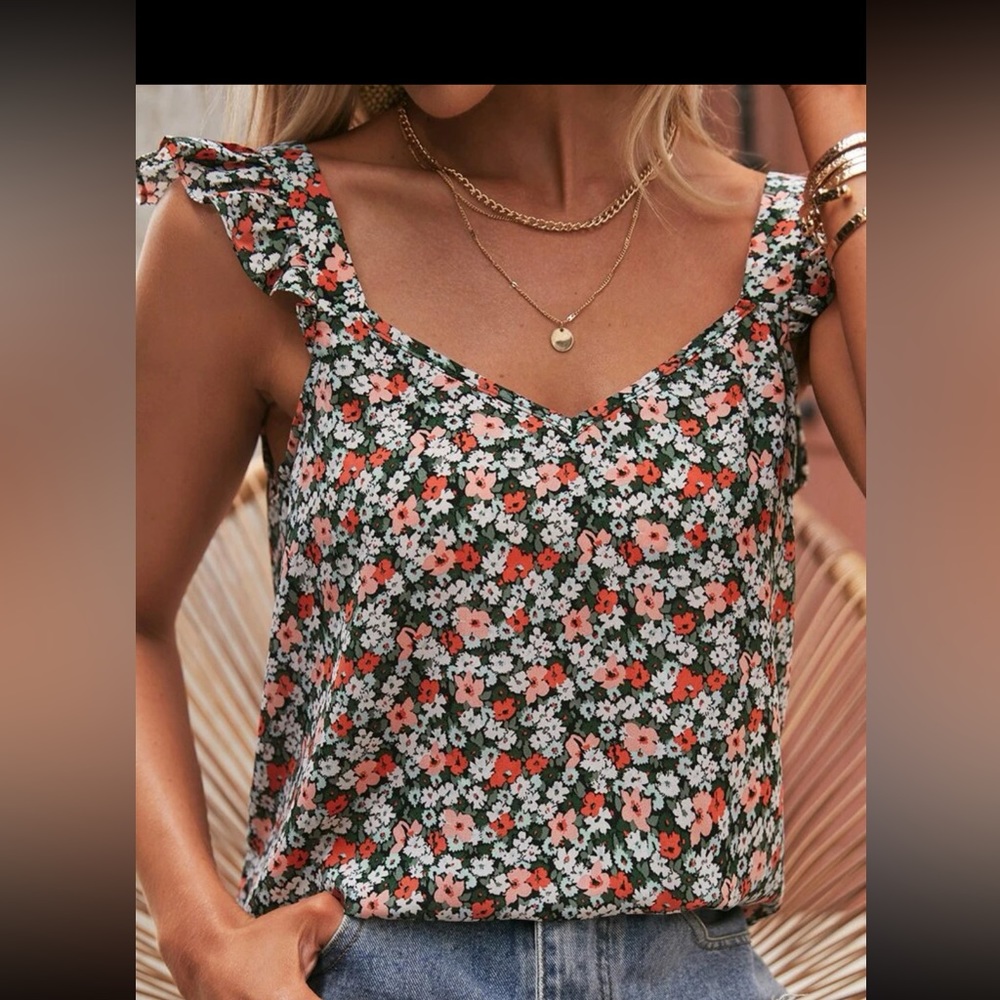 NWT SHEIN Floral Blouse